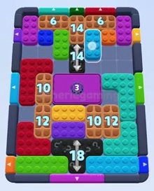 Color Block Jam level 1421 / 1430: screenshot of the board