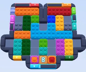 Color Block Jam level 600 / 1541: screenshot of the board