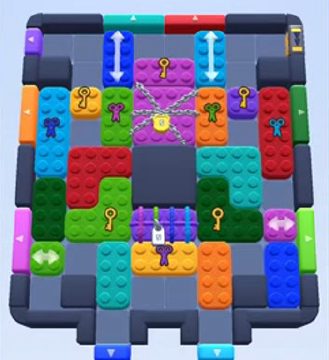 Color Block Jam level 375 / 769 / 1269: screenshot of the board