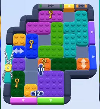 Color Block Jam level 674 / 1646: screenshot of the board