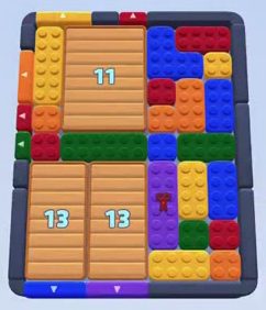 Color Block Jam level: screenshot of the board