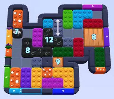 Color Block Jam level 1492 / 1483 / 1484 / 1486 / 1495: screenshot of the board