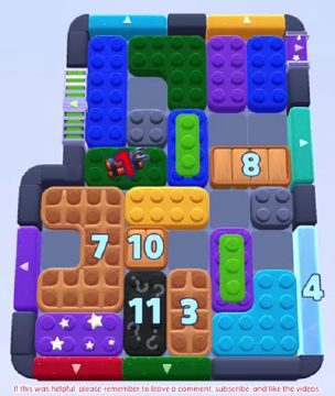 Color Block Jam level 1338 / 1349 / 2256: screenshot of the board