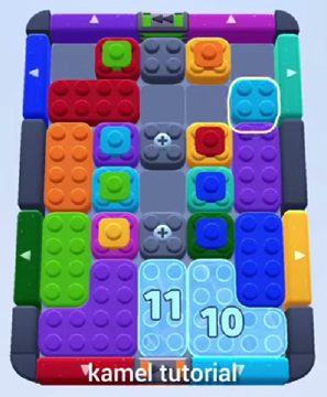 Color Block Jam level 323 / 419 / 717 / 1161: screenshot of the board