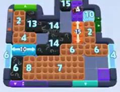 Color Block Jam level: screenshot of the board