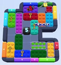 Color Block Jam level 869 / 1770: screenshot of the board
