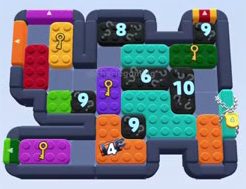 Color Block Jam level 1643 / 2554: screenshot of the board