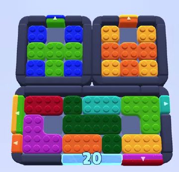 Color Block Jam level 935: screenshot of the board