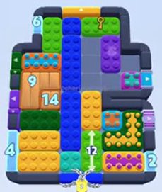 Color Block Jam level 1514 / 1513: screenshot of the board