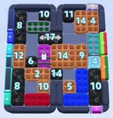 Color Block Jam level 1461 / 2371: screenshot of the board