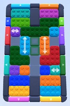 Color Block Jam level 147 / 535 / 985 / 1658: screenshot of the board