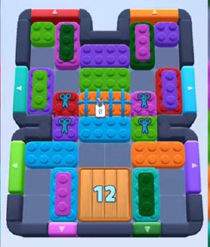 Color Block Jam level 420 / 814 / 1314: screenshot of the board