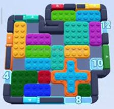 Color Block Jam level 610 / 1560: screenshot of the board