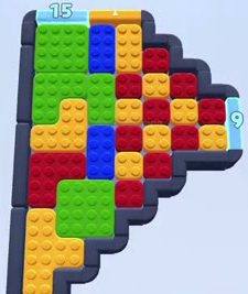 Color Block Jam level 1715 / 2722: screenshot of the board