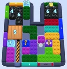 Color Block Jam level 1341 / 1334 / 1337: screenshot of the board