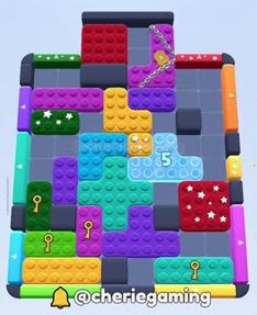 Color Block Jam level: screenshot of the board