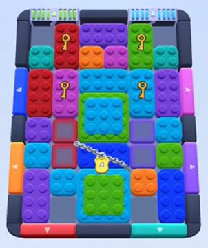 Color Block Jam level 166 / 554 / 1004 / 1677: screenshot of the board