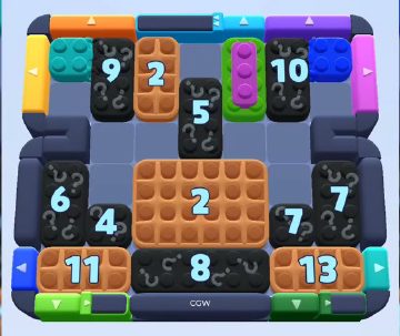 Color Block Jam level 891 / 902 / 1794: screenshot of the board