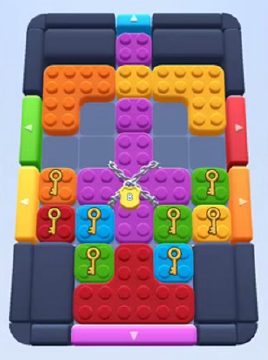 Color Block Jam level 140 / 528 / 978 / 1595: screenshot of the board