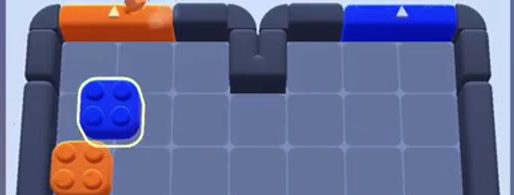 Color Block Jam level: screenshot of the board