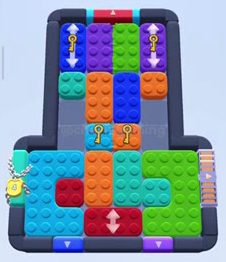 Color Block Jam level 507 / 897 / 1401: screenshot of the board