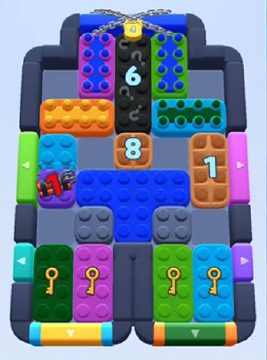 Color Block Jam level 1154 / 1152 / 2079: screenshot of the board