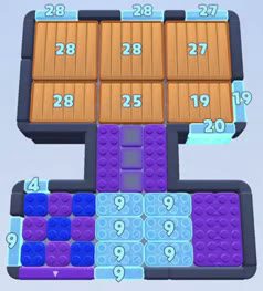 Color Block Jam level: screenshot of the board