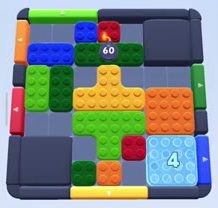 Color Block Jam level 78: screenshot of the board