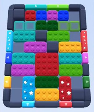 Color Block Jam level 182 / 1020 / 1693: screenshot of the board