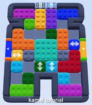Color Block Jam level 459 / 853 / 1353: screenshot of the board