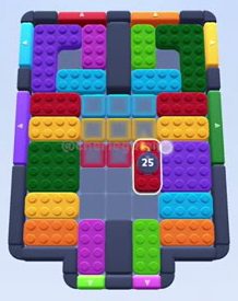 Color Block Jam level 277 / 665: screenshot of the board