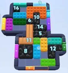 Color Block Jam level 755 / 754: screenshot of the board