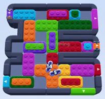 Color Block Jam level 1621 / 2532: screenshot of the board