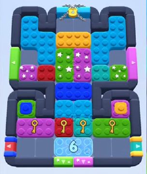 Color Block Jam level 522 / 933 / 1201 / 1206 / 1416: screenshot of the board