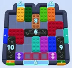 Color Block Jam level 1360 / 1363: screenshot of the board