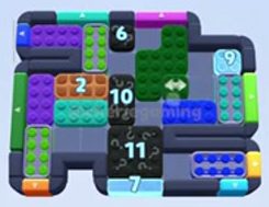 Color Block Jam level 970 / 971 / 1859: screenshot of the board