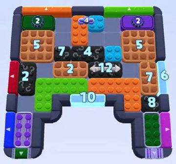 Color Block Jam level 1430 / 1436 / 2339: screenshot of the board