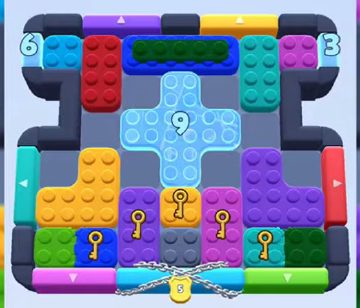 Color Block Jam level 547 / 1224 / 1441: screenshot of the board