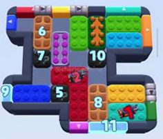 Color Block Jam level 1130 / 2032: screenshot of the board