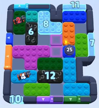 Color Block Jam level 871 / 1750 / 1761: screenshot of the board