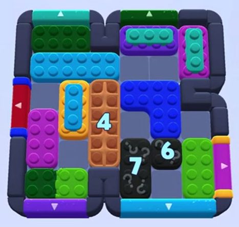 Color Block Jam level 1144 / 1146 / 1140 / 1145 / 2048: screenshot of the board