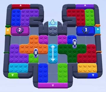 Color Block Jam level 1496 / 1489 / 1491 / 1492 / 1498: screenshot of the board