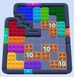 Color Block Jam level 1279 / 1269 / 1272: screenshot of the board