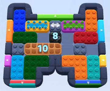 Color Block Jam level 1133 / 2033: screenshot of the board