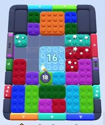Color Block Jam level: screenshot of the board