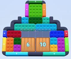 Color Block Jam level 384 / 778 / 1278: screenshot of the board