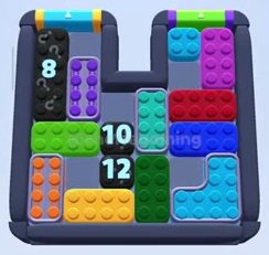 Color Block Jam level 839 / 1749: screenshot of the board