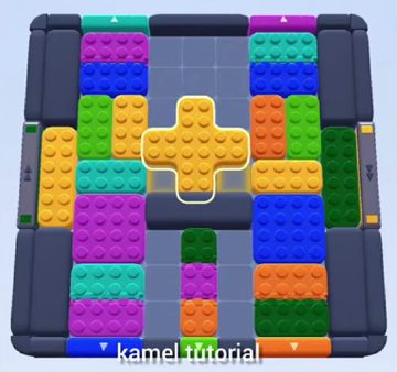 Color Block Jam level 255 / 643 / 1093: screenshot of the board