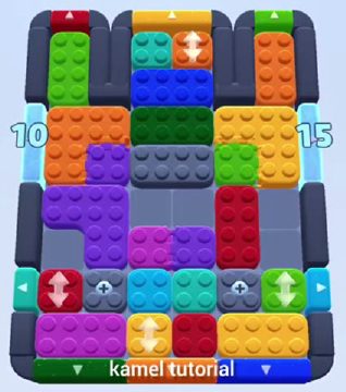 Color Block Jam level 358 / 429 / 752 / 1196: screenshot of the board