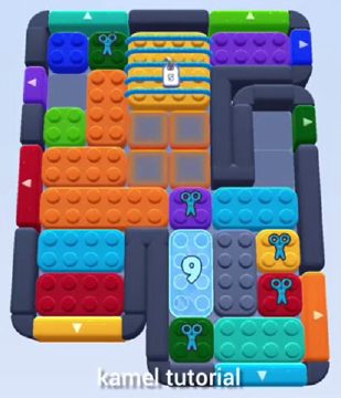 Color Block Jam level 324 / 718 / 1162: screenshot of the board